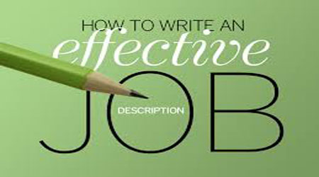 Effective steps in job description 