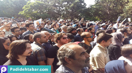 مراسم وداع با کیا رستمی 
