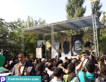 مراسم وداع با کیا رستمی 